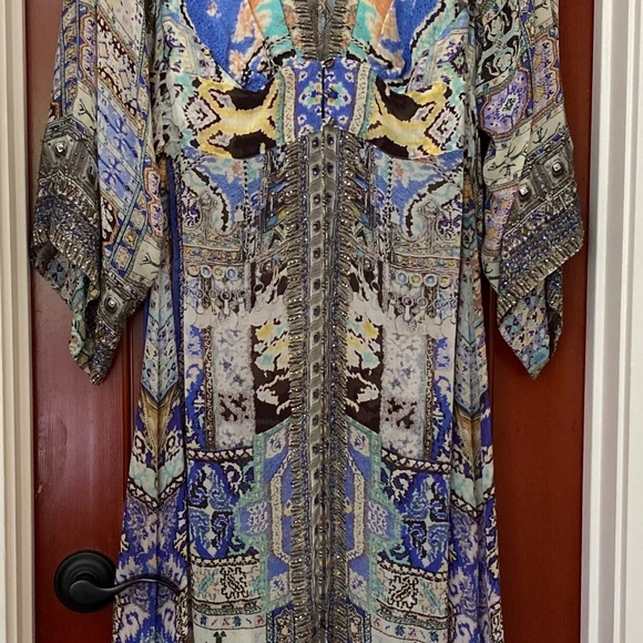Camilla Silk Maxi Coverup/Dress - Picture 6 of 10